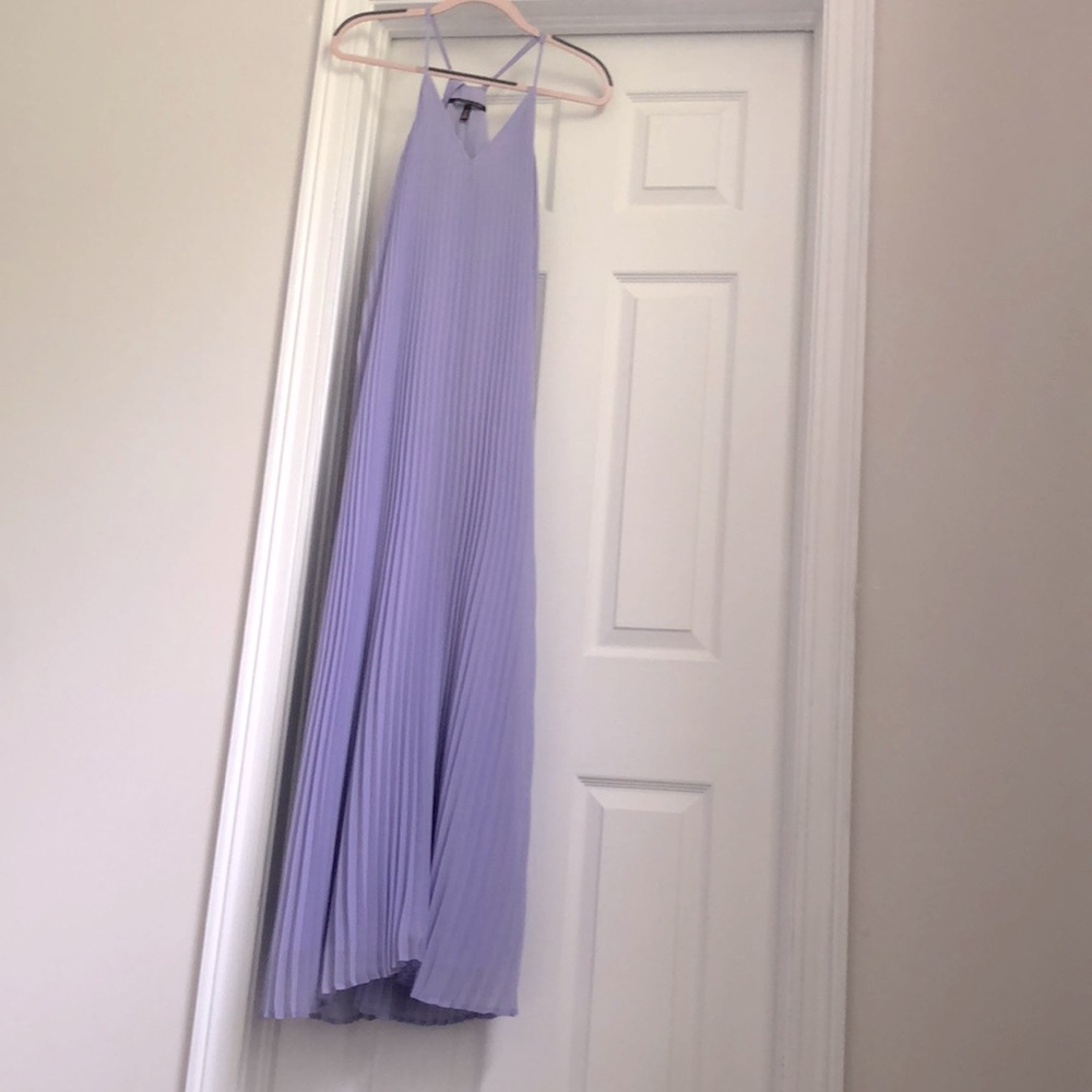 Pleated maxi dress